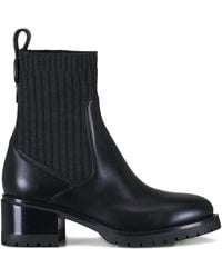 Santoni - Ribbed Buckle Boots - Lyst