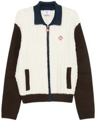 CASABLANCA - Veste Zippée À Patch Logo - Lyst