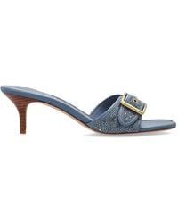 COACH - Margot Buckle-Detail Heeled Sandals - Lyst