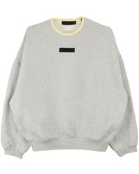 Fear Of God - Logo-patch Cotton-blend Sweatshirt - Lyst