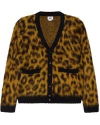 Obey - レオパード カーディガン - Lyst