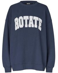 ROTATE BIRGER CHRISTENSEN - Logo-Appliqué Sweatshirt - Lyst