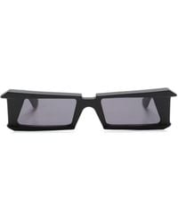 Kuboraum - Mask X21 Sonnenbrille mit eckigem Gestell - Lyst