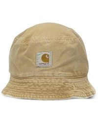Carhartt - Logo-Patch Canvas Bucket Hat - Lyst