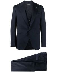 Luigi Bianchi - Single-Breasted Button Three-Piece Suit - Lyst