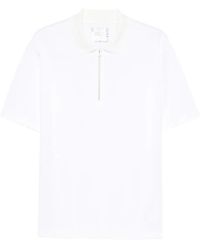 Sacai - Cotton Polo Shirt - Lyst