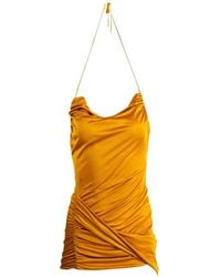Atlein - Ruched Mini Dress - Lyst