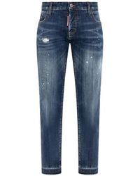 DSquared² - Jean Ceinturé À Effet Usé - Lyst