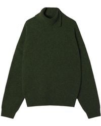 Lanvin - Jersey De Cachemira Con Botones En El Cuello - Lyst