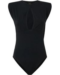 Pinko - Cut-Out Bodysuit - Lyst