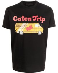 DSquared² - T-shirt Caten Trip à imprimé graphique - Lyst