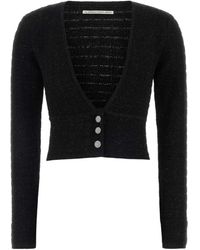 Alessandra Rich - Buttoned Cardigan - Lyst