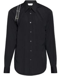 McQueen - Strap-Detail Shirt - Lyst