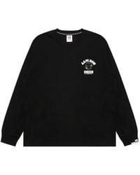 Aape By A Bathing Ape - Camouflage-Print Logo-Print T-Shirt - Lyst