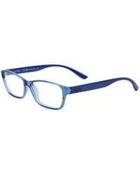 Lacoste - Eckige Brille Mit Glitter-Bügel - Lyst
