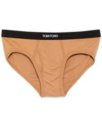 Tom Ford - Logo-Waistband Briefs - Lyst