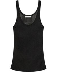 Helmut Lang - Geripptes Tanktop - Lyst