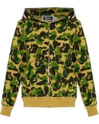 A Bathing Ape - Sudadera Con Capucha Y Motivo Militar - Lyst