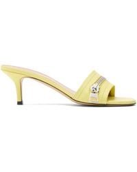 JW Anderson - 55Mm Leather Heel Sandals - Lyst