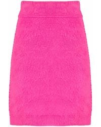 Helmut Lang - Textured Knit Pencil Skirt - Lyst