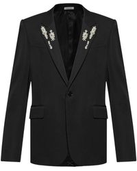 McQueen - Embellished-Lapel Blazer - Lyst