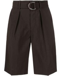 Nanushka - Belted Tailored Shorts - Lyst