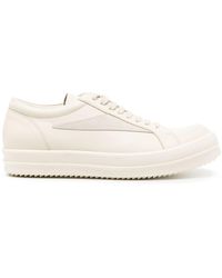 Rick Owens - Lido Vintage Leather Sneakers - Lyst