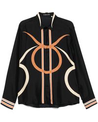 Garcia - Overhemd Met Logo - Lyst