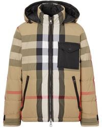 Burberry - Reversible Exaggerated Check Padded Jacket - Lyst