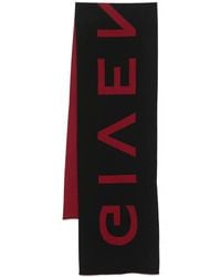 Givenchy - Bufanda con logo en jacquard - Lyst