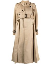Sacai - Belted Trench Coat - Lyst