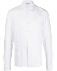 James Perse - Long-Sleeved Linen Shirt - Lyst