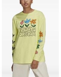 adidas - Stadium Pulse Yellow T-Shirt mit Print - Lyst