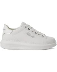 KARL LAGERFELD - Kapri Rhinestone Sneakers - Lyst