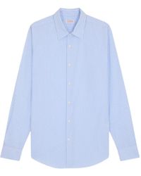 Fursac - Striped Straight-Collar Shirt - Lyst