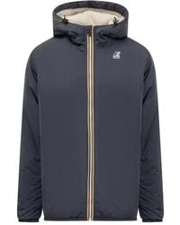 K-Way - Hooded Padded Jacket - Lyst