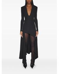 Mugler - Body Asimétrico Con Capucha - Lyst