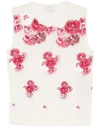 Giambattista Valli - Floral Tank Top - Lyst