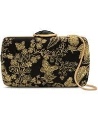 Oscar de la Renta - Butterfly Embroidered O Minaudière Clutch Bag - Lyst