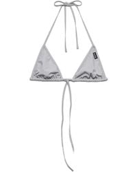 Prada - Jersey Bikini Top - Lyst