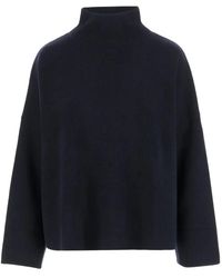Allude - High-Neck Long-Sleeves Sweater - Lyst