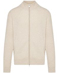 Gran Sasso - Ribbed-Knit Zip-Up Sweater - Lyst