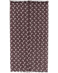 Marine Serre - Crescent Moon-Print Midi Skirt - Lyst