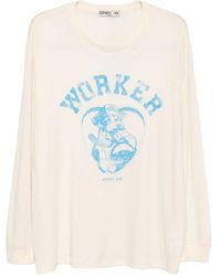 OPEN YY - Graphic-Print T-Shirt - Lyst
