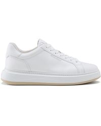 Woolrich - Classic Arrow Leather Sneakers - Lyst