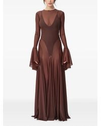 Concepto - Sienna Flared-Sleeve Maxi Dress - Lyst
