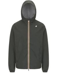 K-Way - Windbreaker Mit Logo-Stickerei - Lyst