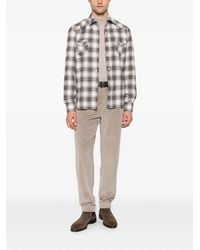 Barba Napoli - Check Western Shirt - Lyst