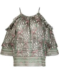 Isabel Marant - Gabia Graphic-Print Top - Lyst