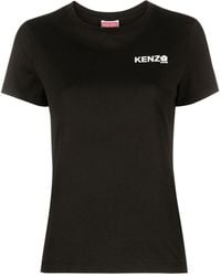 KENZO - Boke Flower T-shirt Met Logoprint - Lyst